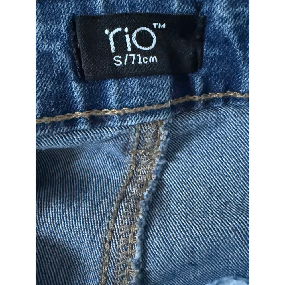 RIO Wide Leg Jeans Women's Size S Blue Denim High Rise Trousers Pants NWT - Picture 3 of 9